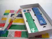 SWATCH WORLD²! Swatch SQUARE "AROUND THE WORLD" Sp. Pkg with TRIVIA GAME-NIP!