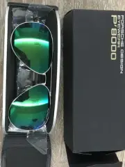Porsche Design Aviator Mirror Sunglasses P8508 Black Green Mirror New62-12-140