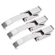 3.92-inch SUS304 Stainless Steel Draw Toggle Latch with Spring-steel Hook, 3 Pcs