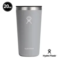 在飛比找Yahoo奇摩購物中心優惠-Hydro Flask 20oz/592ml 隨行杯 粉灰