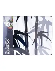 [Clevinger] MD Placemats Bamboo Set of 4 in Black