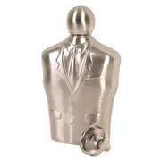 Satin Suit Flask With Funnel Set - 6oz