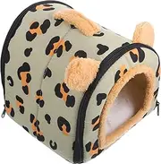 ERINGOGO Warm Guinea Pig Nest Soft Hamster Hideout Bed Decorative Nest for Small Animals Pet Friendly
