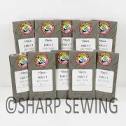 BROTHER OVERLOCK (SERGER) NEEDLES #10 (100 EACH) ORGAN 15x1