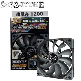 【hd數位3c】Scythe Kaze Flex 120 疾風丸1200 PWM/300-1200RPM/吸震膠墊(SU1225FD12M-RHP)