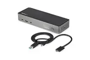 StarTech.com DK31C3HDPD Docking Station Triple 4K 60Hz USB-C - USB-A - Hybrid
