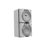 Clipsal 56 Series 3 Pin 15A RCD Protected Switched Socket Grey | 56C315RC-GY