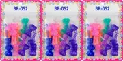 Girls Self Hinge Plastic Bow Hair Barrettes Selection Pack Of 3 COMBO30