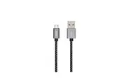 3sixT 1m USB-A to Micro USB Male Data Sync Cable Cord For Smartphones Black