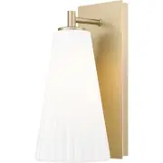 Z-Lite 3043-1SS-MGLD Farrell 1 Light 6 inch Modern Gold Wall Sconce Wall Light