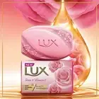 Lux Bathing Soap -Rose & Vitamin E Glowing Skin Beauty Soap Bar 150 g -Free Ship