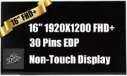 New 16" FHD WUXGA laptop LED LCD Screen Panel Non Touch for DELL 0NWX38 NWX38