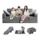 Play Couch Kids Sofa Toddler Foam Sofa Couch with High-Density 25D Sponge (Play