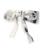 Maje Polished Bow Cuff Bangle Bracelet