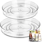 Turntable Cupboard Organiser Rotatable Spice Rack Fridge Organiser