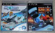 PS3 Game Lot - My Sims Sky Heroes (New) Generator Rex Agent of Providence (New)