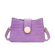 Mini Pu Leather Crossbody Bags Women Chain Alligator Pattern Shoulder Messenger Bag Youth Ladies Small Square Bag