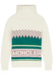 Moncler Logo-intarsia Wool Jumper - Multicoloured - S (UK 10 / S) S (UK 10 / S)