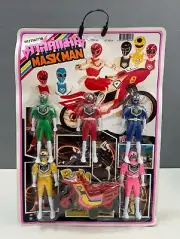 VINTAGE SUPER SENTAI HIKARI SENTAI MASKMAN MOTORCYCLE SET