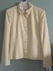 Jones New York Women's Size 14 Polyester Blend Button Citron Blazer Jacket NWT