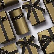 Wrapping Paper Pearlescent Paper Elegant Appearance 42.9in Exquisite Wrapping Paper for Birthday Christmas Halloween (Color : Ribbon)