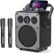 D5 Karaoke Machine for Adults, Portable Bluetooth Party Speaker with 2