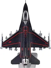 Simulation Alloy Aircraft Model 1:100 Alloy US Air Force F-16C Fighting Falcon Fighter Plane Model