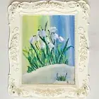Flowers Painting snowdrops watercolor original Spring flowers Art Still life