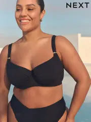 Black Ultimate Support F-K Underwired Bikini Top (AB3587) | $71