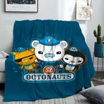 THE OCTONAUTS 毛毯 法蘭絨毛毯 厚磅 3D 環保印染 不褪色 卡通毯子 午睡毯 可客制尺寸和圖案