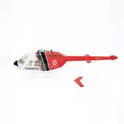 FLY WING BELL 206 V3 Scale RC Helicopter Spart Parts Fuselage Shell Canopy