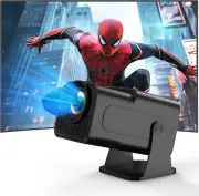 Mini Projector with WiFi and Bluetooth, 180°Rotatable Portable Projector, 1080P