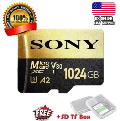 SONY 1TB Micro SD Card 128GB 256GB 512GB Ultra Flash Memory for Phone