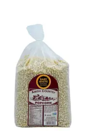 | 6 Lb Bag | Baby White Popcorn Kernels | Small & Tender Popcorn | Old Fashioned