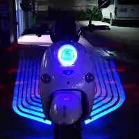 在飛比找Yahoo!奇摩拍賣優惠-Grandstore 1Pair 摩托車汽車天使翼 LED 