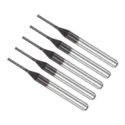 7x1mm Tungsten Carbide CNC End Mill CNC Router Bits Left Hand 5pcs