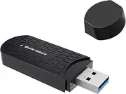 WiFi Adapter PC WiFi Adapter for Desktop Laptop Dual Band Wireless Adapter 900Mbps 2.4 GHz/574 Mbps and 5 GHz/1201 Mbps for PC Computer