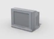 21 INCH CRT TV SET #E-054 1/35 EUREKA