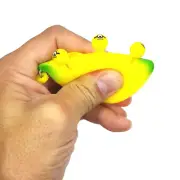 Banana Pop Toy Pop Up Pod Peak A Boo Pea Pod Fidget Toy popper Emoji Squeeze Toy