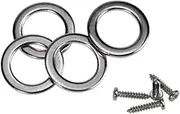 VINTORKY 2l 2r Bass Tuners 4pcs Bass Machine Head Tuners Silver Easy to Install