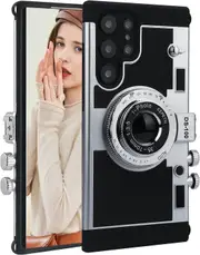 Emily in Paris Phone Case for Samsung Galaxy S22 Ultra,Camera Phone Case Phone Lanyard 3D Cute Unique Cool Soft Silicone Case Compatible with Samsung