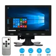 7" Display Small Portable Monitor USB LCD Screen AV VGA HDMI Security Speakers