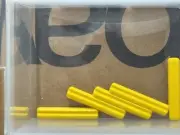 LEGO Parts - Yellow Technic, Axle 3L - No 4519 - QTY 5