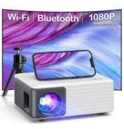 WiFi Mini Projector 1080P: Portable Home Theater, Bluetooth