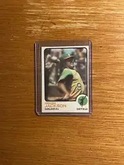 Reggie Jackson 1973 Topps #255 HOF No Creases or Wrinkles EX NMint BV$50.00 B
