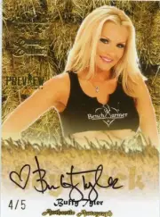 2015 BENCHWARMER DAIZY DUKEZ HAYSTACK BUFFY TYLER AUTOGRAPH # 4/5