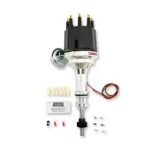 Pertronix Flame-Thrower Billet Distributor With Ignitor Ii Electronics For Ford