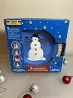 Sakura “Snowman “ Salad Dessert Plates Set Of Four Christmas 8 1/4= new in box