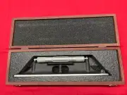 Starrett 98Z-12 Machinists Level with Ground and Graduated Vial in Wood Case