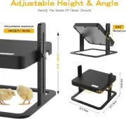 Chick Brooder Heater, Adjustable Height & Angle Chicken Heating Plate